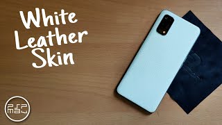 White Leather Skin for Realme 7 pro  Riggear [upl. by Naitirb139]