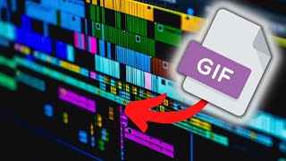 Easiest Way To Add GIFS In Premiere Pro [upl. by Buckie]