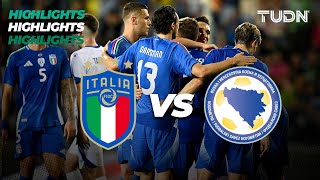 HIGHLIGHTS  Italia vs Bosnia y Herzegovina  Amistoso Internacional  TUDN [upl. by Aneba349]