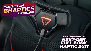 bHaptics NEW TactSuit X16 Quick Unboxing [upl. by Ardekal]