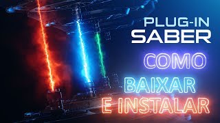 Tutorial Como Baixar e Instalar o Plugin Saber After Effects [upl. by Eniledam]