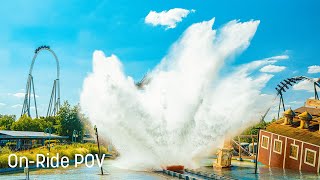 Tidal Wave at Thorpe Park  POV  Front Row  4K  2023 [upl. by Nathan]