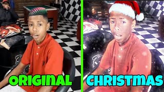 Jingle Bells  Brazilian kid Original vs Christmas [upl. by Bram]