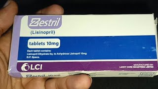 Zestril tablets for high blood pressure patients [upl. by Sathrum]