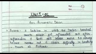 Antiasthmatic Drugs  Introduction  Types  Mechanism of Asthma  Classification  Part 01 [upl. by Eehsar501]