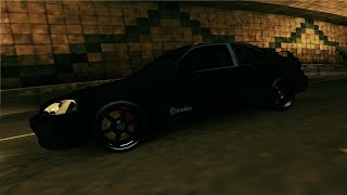 Interworld  Metamorphosis Phonk Black Honda Civic Si NFSU2 [upl. by Ime508]