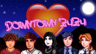 Downtown Zuzu Characters  Stardew Valley Heart Events [upl. by Maureene951]