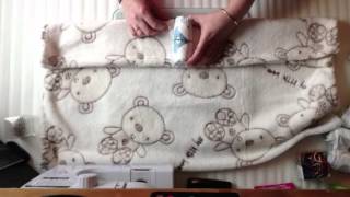 Step 2  How to make a Nappy Cake  JustRosieBeauty [upl. by Ellehsat355]