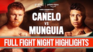 Canelo vs Mungia ALL FIGHTS HIGHLIGHTS May 4 2024  PBC on Prime Video PPV [upl. by Enawd]