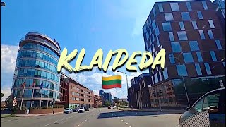 Driving in Klaipeda The Third Largest City in Lithuania [upl. by Onaicram]