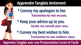 Apprenez langlais avec une Prononciation Lente et Facile  English Speaking Practice Slowly [upl. by Airebma]