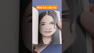 flipbook art drawing artist portrait sketch creativity [upl. by Nnire]