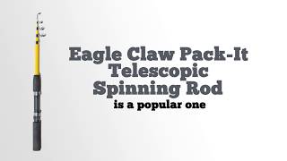 Eagle Claw Pack It Telescopic Spinning Rod 1 0 [upl. by Oinotnanauj181]