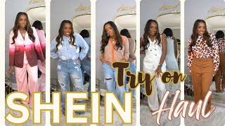 HUGE SHEIN Haul  casual cute AND affordable clothing HAUL midsize clothing haul  8 outfits [upl. by Monjan962]