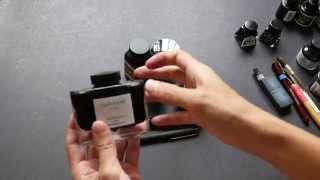 How to choose black ink for drawing and fountain pens [upl. by Namia384]