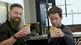 Flecha Azul Tequila with Mark Wahlberg  The Beard Behind the Bar Celebrity Edition  HSTV [upl. by Ssur75]