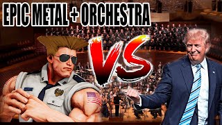 GUILE THEME  ORCHESTRA  METAL  Street Fighter [upl. by Ronica]