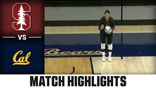 Stanford vs Cal Match Highlights  2024 ACC Volleyball [upl. by Sitarski807]