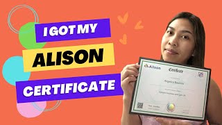 How I get my Alison Certificate legit online learning courses [upl. by Sheilah242]