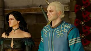 WITCHER 3 DEATH MARCH WALKTHROUGH 99 THE KING IS DEAD LONG LIVE THE KING SEXY YENNEFER CUTSCENE [upl. by Nidnarb]