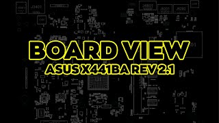 Boardview Asus X441BA Rev 21 [upl. by Hadihahs]