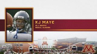 KJ Maye highlights Gopher Football Signing Day 2012 [upl. by Bailey898]