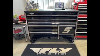 68” Snapon Epiq Tool Box Tour  Small Engine Mechanic  DBC Racing [upl. by Llerehc]