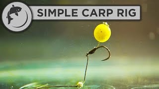 The EASIEST Carp Fishing rig to tie [upl. by Levitt618]