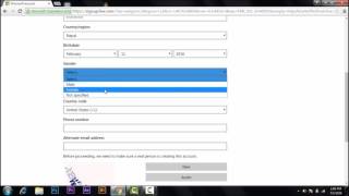 Create New Hotmail Account 2016  wwwhotmailcom Register Video Tutorial [upl. by Akihc470]