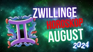 Zwillinge Horoskop für August 2024 Zeit der großen Chance [upl. by Etterraj]