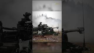 Footage of the M777 Howitzer firing at close range shorts [upl. by Rossing715]