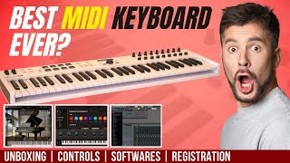 Arturia Keylab Essential 61  Unboxing  Controls  Analog Lab V  Best MIDI Keyboard Ever HINDI [upl. by Eizzik778]