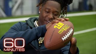 Shaquem Griffin on catching a football with one hand  60 Minutes Archive [upl. by Ettenahs]