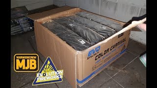 COLOR CARNIVAL BOX  EVOLUTION FIREWORKS 20182019  STRAATFILMPJE [upl. by Enaols]