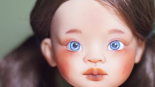 Paola Reina Custom Faceup 🎈  Ooak Doll  With Custom Shiny Eyes ✨ [upl. by Yanrahs152]