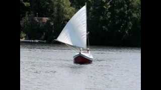 Sunfish sail rigged as a crab claw [upl. by Link]