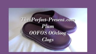 OOFOS OOcloog Plum Clogs [upl. by Hogen]