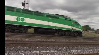 Railfanning The CN Oakville Subdivision At Manchester Park 8292024 [upl. by Haonam]