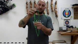 How to use a bow stringer [upl. by Yekcor]