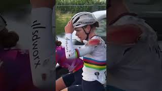 Great to see Kopecky back on the bike after a horror crash at the Simac Ladies Tour ❤️ [upl. by Webber50]