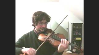 Mo ghile mear violin with octave strings [upl. by Nauqal997]