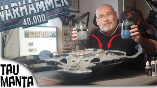 Making a Tau Manta from Warhammer Sprues UPDATE [upl. by Roede535]