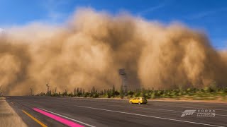 Forza Horizon 5 Into The Sand Storm  Modified Volkswagen Beetle Speed Test  Driving Skills [upl. by Roseline653]