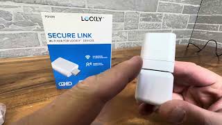 Lockly Secure Link Wi Fi Hub Control Your Lockly Smart Lock from Anywhere Review [upl. by Drawd193]