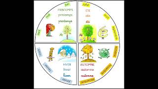 apprendre les quatre saisons de lannée [upl. by Boeschen499]