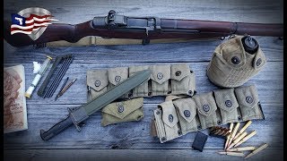 M1 Garand Accessories and WW2 Gear [upl. by Ekenna]