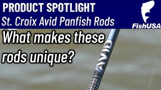 The St Croix Avid Series Panfish Spinning Rods [upl. by Rose]