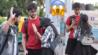 Accidentally Hugged By Scarying Boy’s 😜 Op Reactions🔥 Ritika Prank [upl. by Dloreg683]