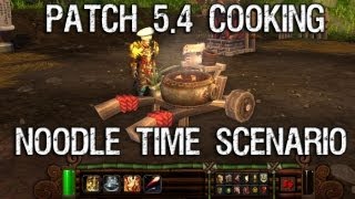 Patch 54 Cooking Noodle Time Scenario amp Noodle Cart Kit [upl. by Nylanej426]