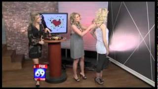 Ali Fedotowsky amp Candice Buckett discuss Sexy Valentines Day Extensions [upl. by Atsirhcal]